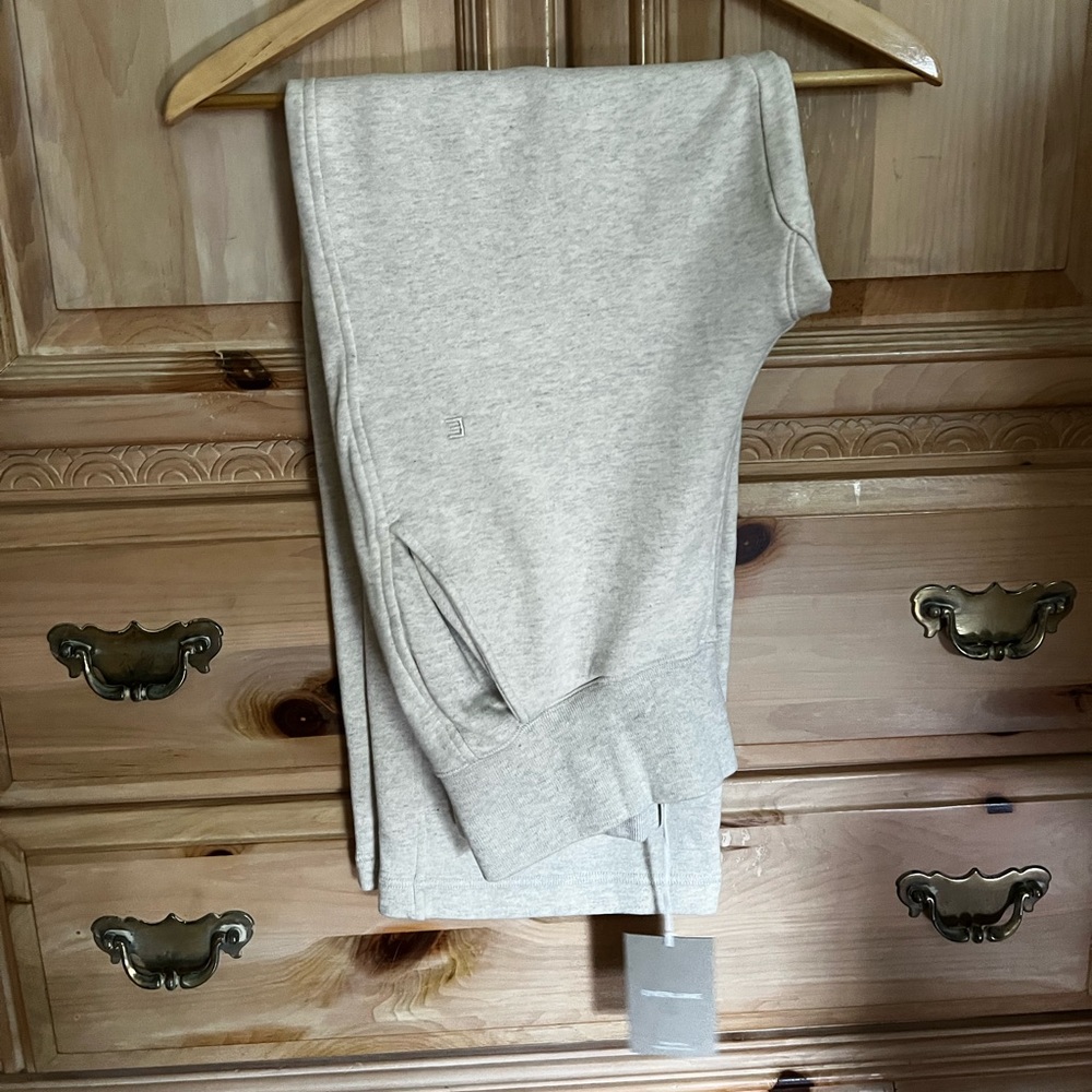 Everlane Gray High-Waist Track Pants!